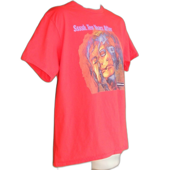 TEN YEARS AFTER Ssssh Tee, L, Red, Gildan, Short sleeve, 1 Side, Alvin Lee - Picture 3 of 7